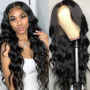 Natural Body Wave Lace Closure Wig